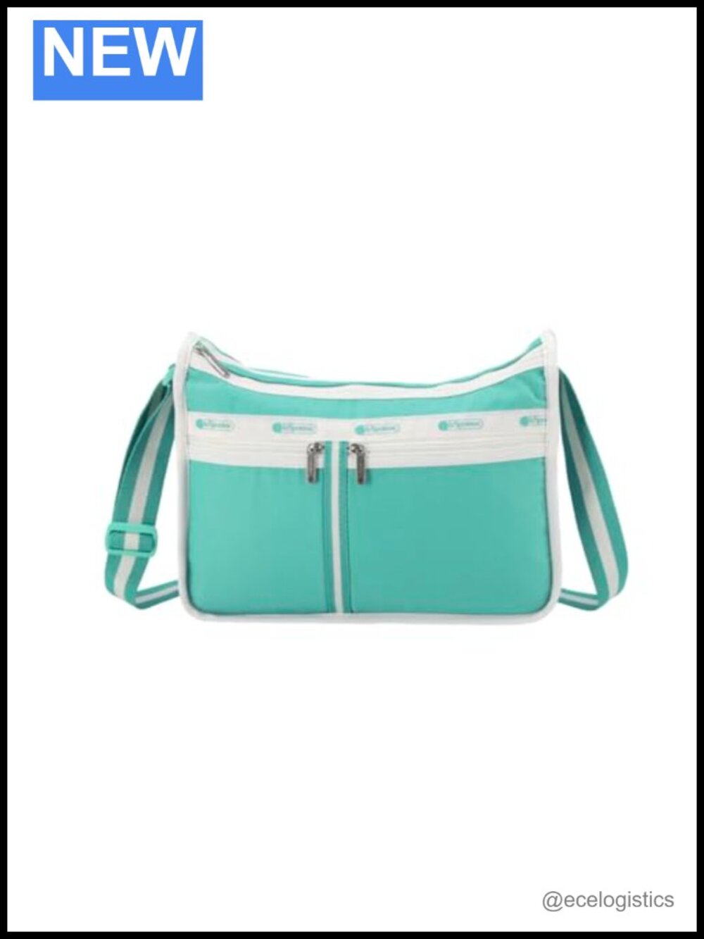 LeSportsac Deluxe Everyday Crossbody Bag with Matching Cosmetic Bag, Nylon,